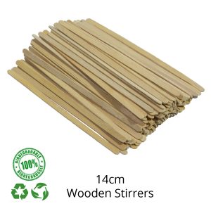 Wooden Stirrers 14cm