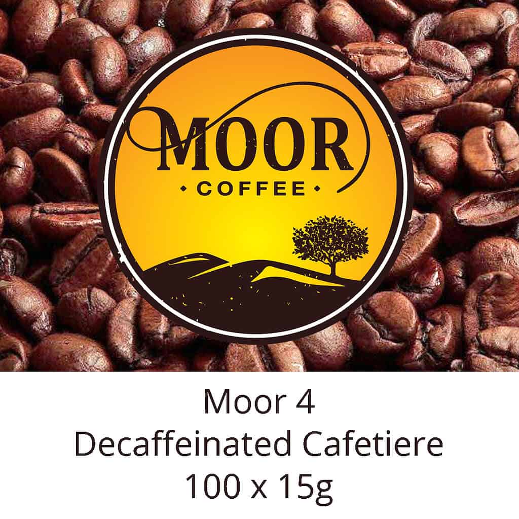 Moor 4 Decaffeinated Cafetiere Grind Sachets Moor Coffee