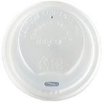 8oz Compostable Kraft Ripple Cup Lid